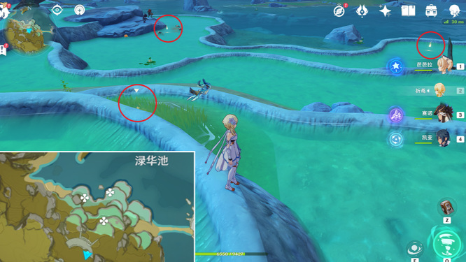 原神渌华池解密石头放在哪里_原神渌华池石头放置地点的解密