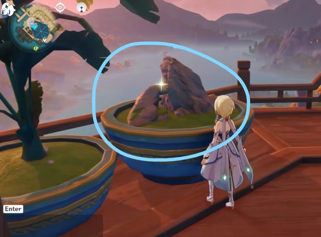 原神璃月假山上标记的地点在哪