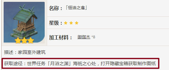 原神恒诰之龛怎么获得