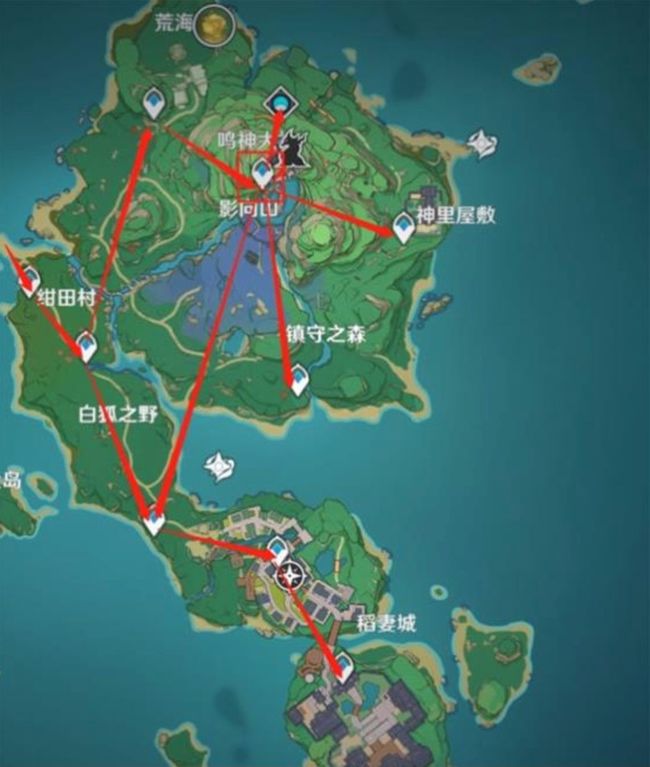 原神稻妻地图怎么开全_原神开启稻妻地图全解析快速掌握全图信息