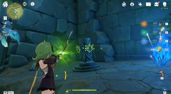 原神前往觉王之殿绿色屏障怎么打开_原神觉王之殿绿色屏障打开攻略