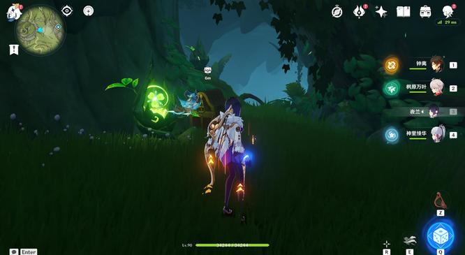 原神余诃之座有个绿色屏障怎么过_原神余诃之座绿色屏障突破攻略