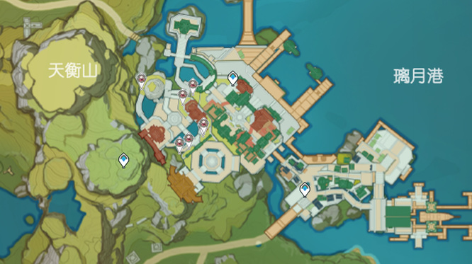 原神手游霓裳花位置在哪