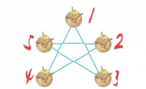 原神曲径通幽处石柱点亮顺序是什么