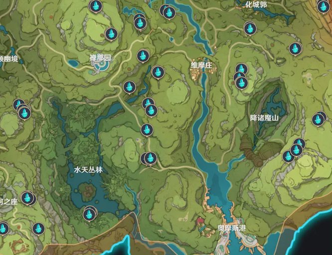 原神水晶快在哪里采集_原神水晶快速采集位置在哪里原神手游