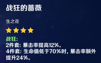 原神哪些圣遗物加暴击率_原神中哪些圣遗物可以提升暴击率