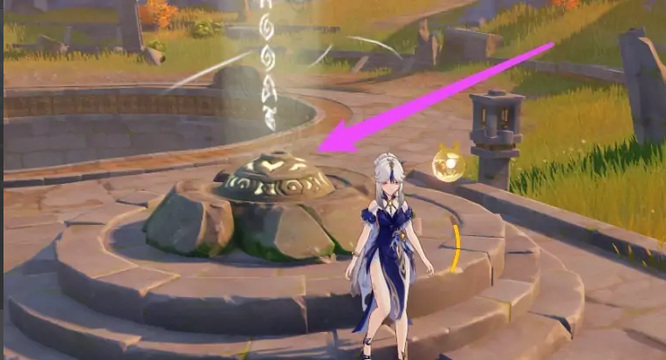 原神手游归离原遗迹水池圆盘怎么开启_原神手游归离原遗迹水池圆盘开启方法