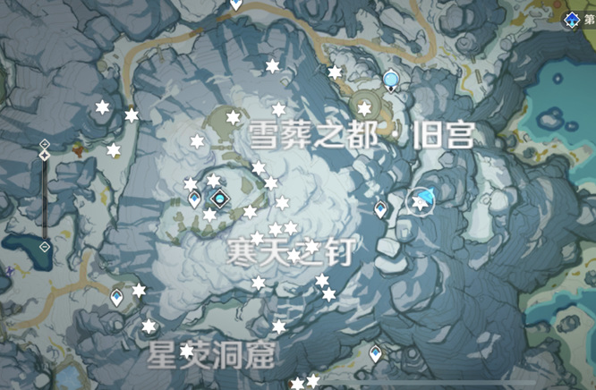 原神手游雪葬之都旧宫门在哪