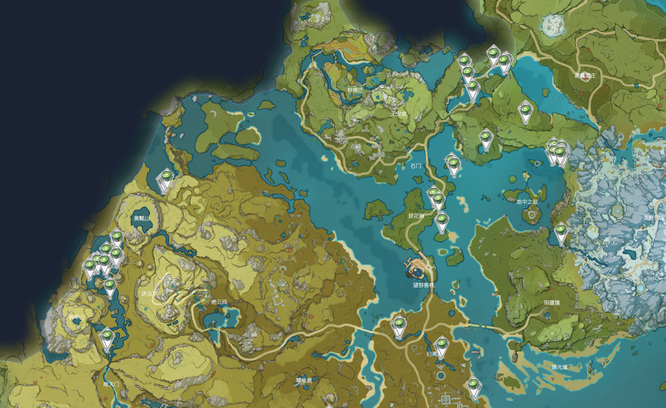 原神手游哪里有莲蓬