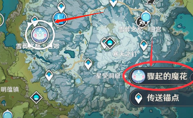 原神骤起的魔花在哪_原神手游魔花的隐藏之地现身