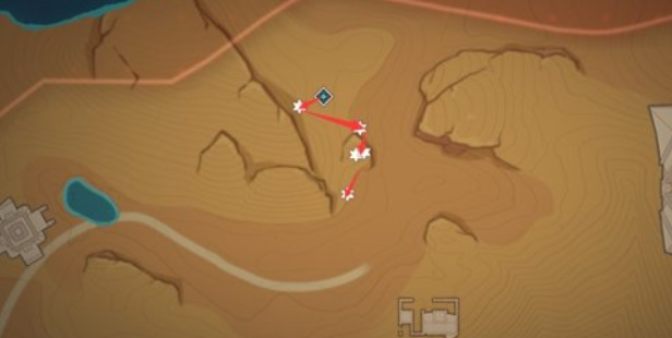 原神版本圣甲虫采集路线是什么样的_原神游戏中圣甲虫采集的最佳路线是什么