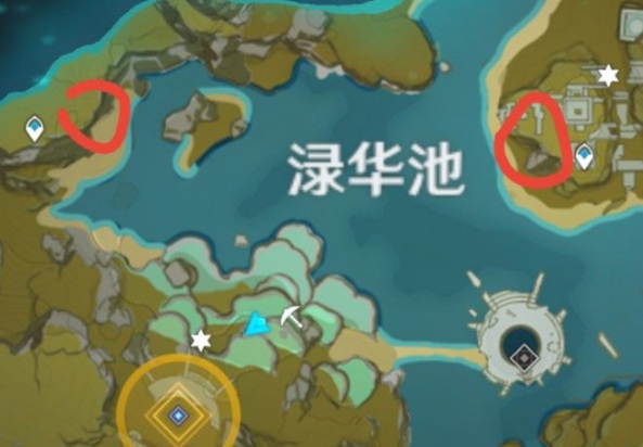 原神绿华景画取景位在哪