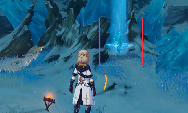 原神雪山三个冰块在哪