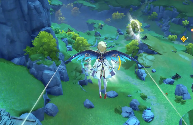 原神手游飞行怎么向上飞