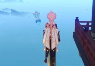 原神雷神屋顶怎么上去