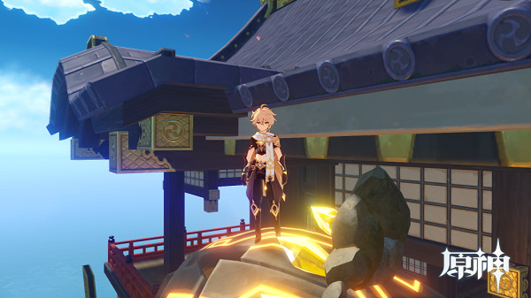 原神鸣神岛天守阁屋顶上的神瞳怎么拿_原神鸣神岛天守阁神瞳获取攻略