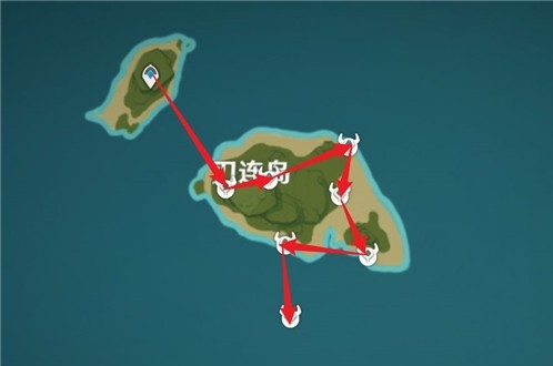 原神刀镡采集路线都有哪些