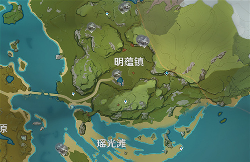 原神白铁矿位置在哪里_原神中白铁矿的具体位置