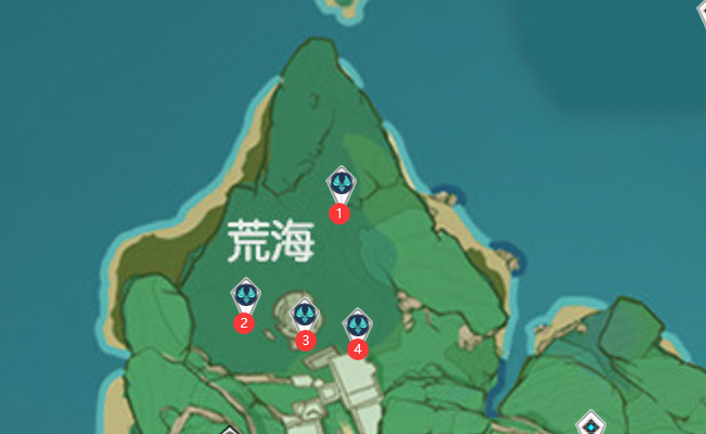 原神荒海四个雷元素方碑怎么解锁