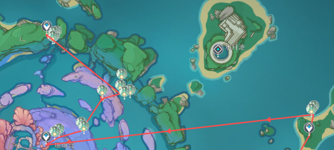 原神蜉蝣干核采集路线是怎样的_原神蜉蝣干核采集路线 神游寻核蜿蜒翻飞
