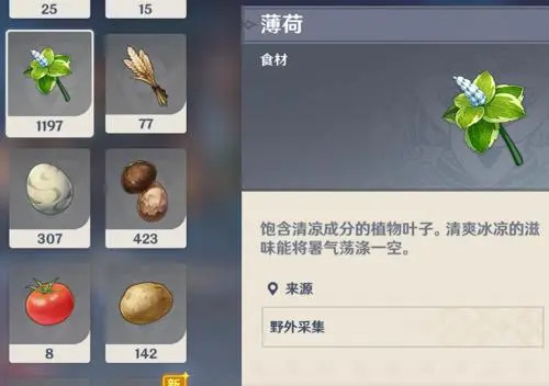 原神薄荷哪里多