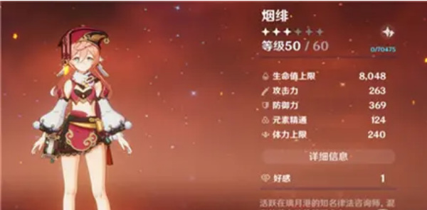 原神版本的烟绯有必要升到90级吗