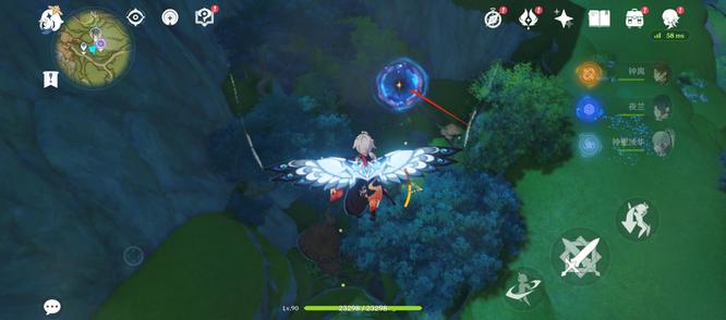 原神手游翠翎恐蕈附近的锚点怎么开_原神手游翠翎恐蕈附近的锚点开启方法