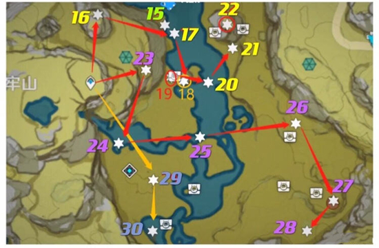 原神璃月逐月符位置分布在什么位置_原神璃月逐月符位置分布图