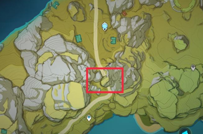 原神望舒客栈假山宝藏位置在哪