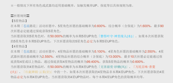 原神小保底是80还是90_原神手游小保底是80还是90