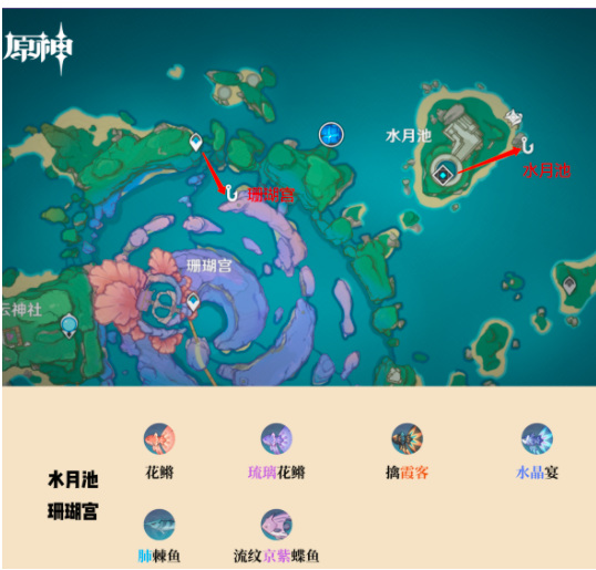 原神钓鱼地点都在哪_原神钓鱼地点大揭秘