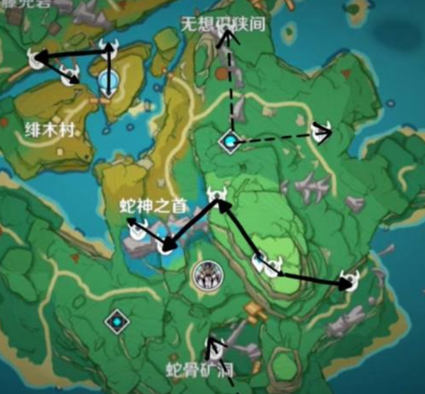 原神鬼兜虫采集路线是什么