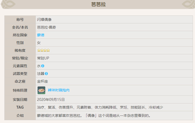 原神芭芭拉和瑶瑶选谁