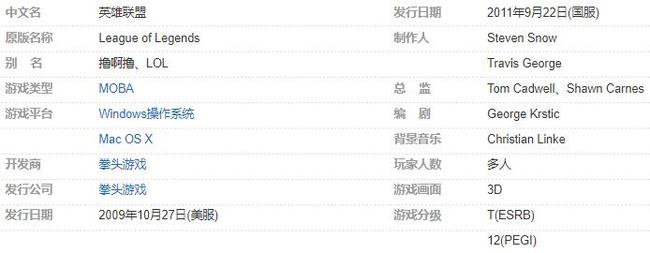 英雄联盟在中国几年了