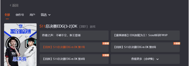 英雄联盟edg对战dk最后几比几