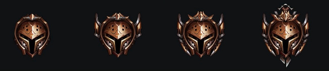 英雄联盟段位级别排列全称分别是什么