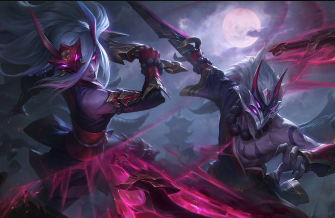 英雄联盟腥红之月剑圣炫彩哪个好看