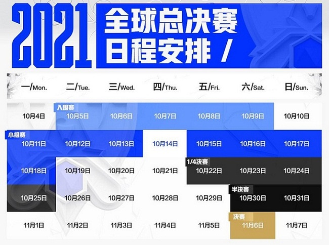 英雄联盟年世界赛什么时候开始