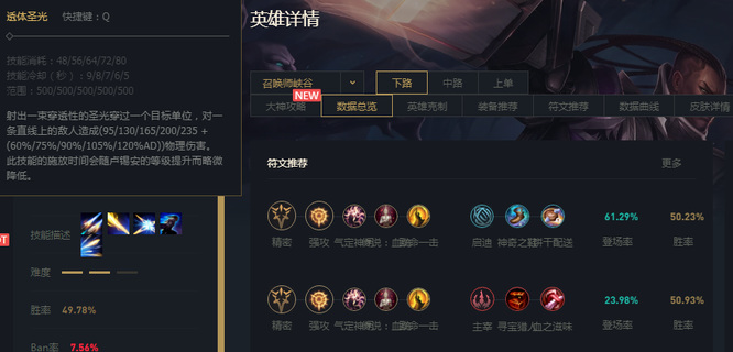 LOL透体圣光是谁的技能