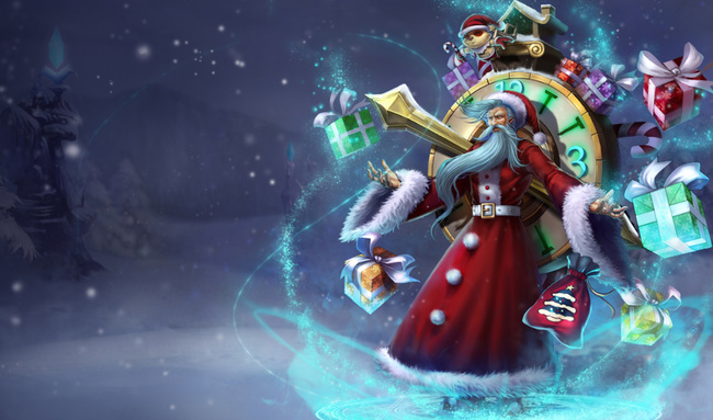 英雄联盟圣诞狂欢基兰有特效吗