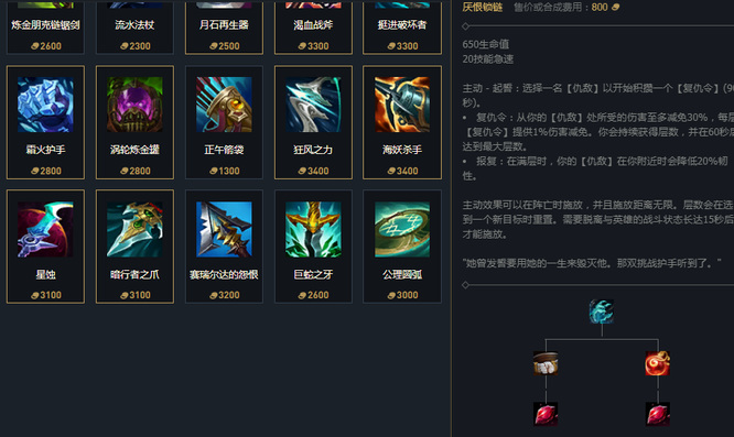 英雄联盟狗链子是什么装备