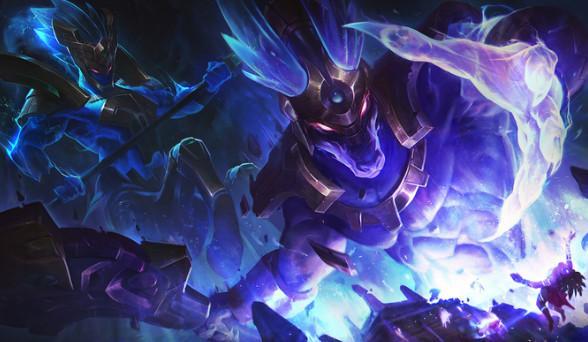 LOL后期狗头打得过诺手吗