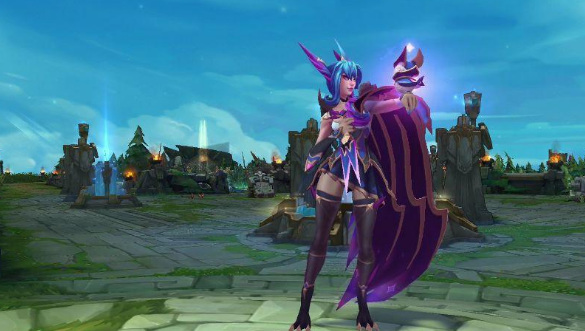 英雄联盟星之守护者霞炫彩哪个好看_英雄联盟2霞炫彩英雄外观评测