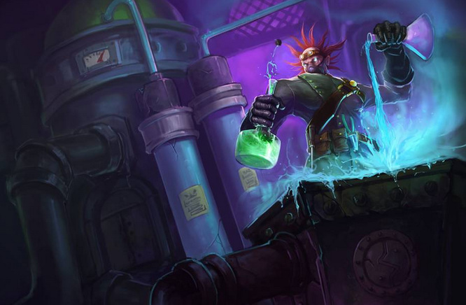 英雄联盟科学狂人辛吉德有特效吗