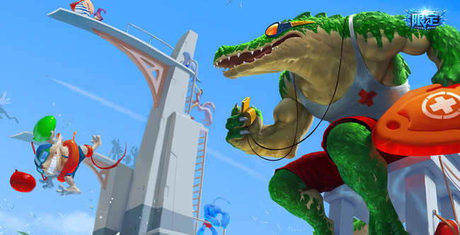 英雄联盟泳池派对鳄鱼稀有吗