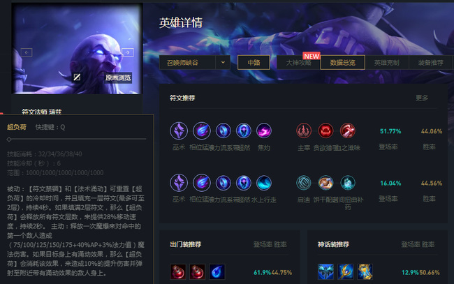 LOL流浪法师怎么连招