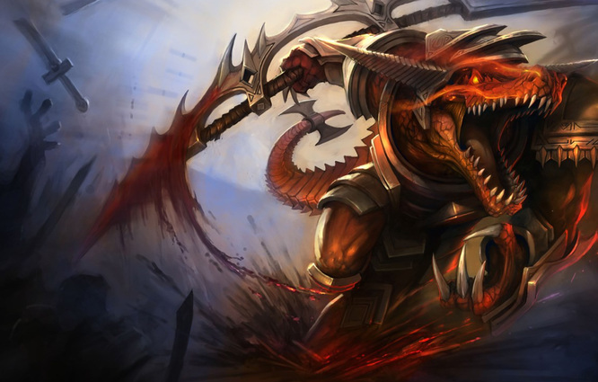 LOL鳄鱼红怒w几层征服者