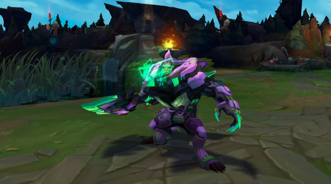 英雄联盟源计划鳄鱼炫彩哪个好看