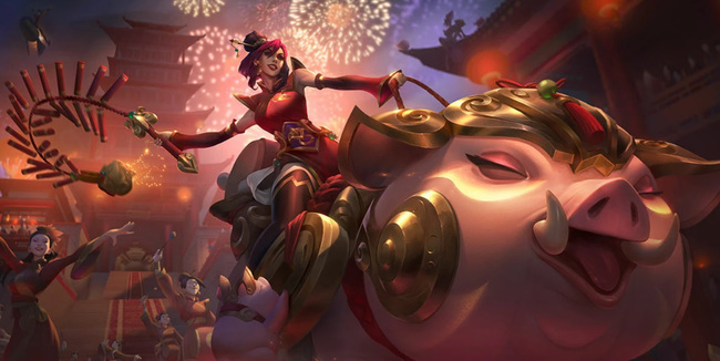 英雄联盟金猪烈焰瑟庄妮多少钱