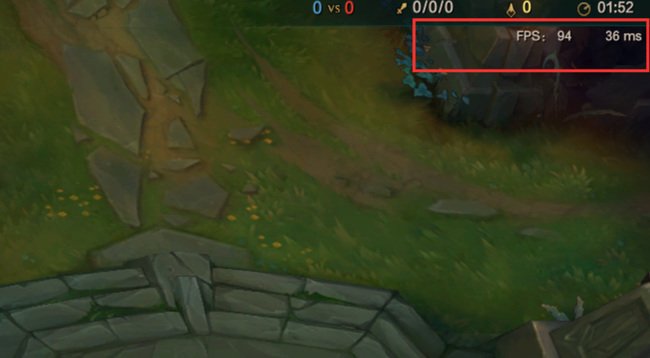 lol如何显示fps和ping_英雄联盟如何查看帧率和延迟